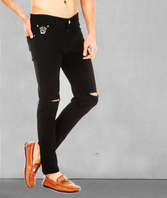 ModHub Regular Men Black Jeans