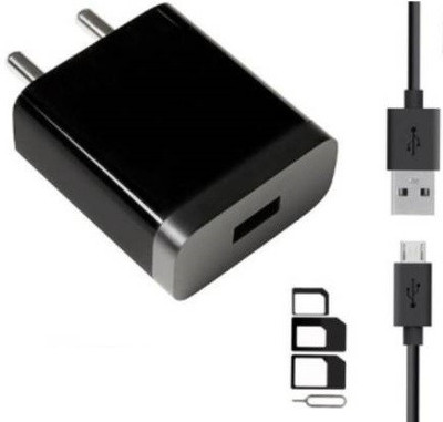 Timyka Wall Charger Accessory Combo for For Xiaomi Mi Redmi Note 4, Upto 2.1 Amp Charger With USB Cable Charging, Mi 4/4a Mi 3/3s Mi 4/4i Mi Max Mi 5/5 Pro 6/6Pro And All Redmi Mobile phone(Black)