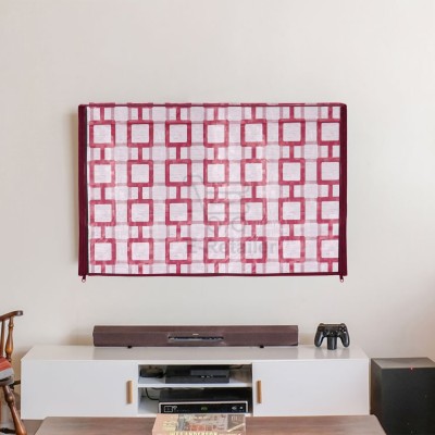 E-Retailer Transparent LCD/LED T.V Protector Cover for 32 inch LED/LCD Cover  - Suitable for all Major Brand & Model(Red)