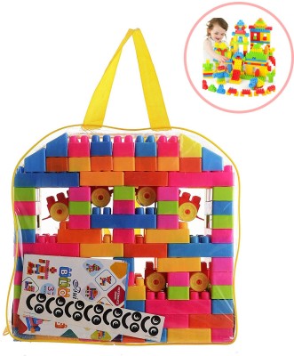 BOZICA BEST BUY 100 Pcs Building Blocks,Creative Learning Toy |Educational Toy |For Kids Puzzle Toy Assembling Shape Building Unbreakable Toy Set(100 Pieces)