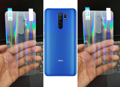 Aarohi Enterprises Back Screen Guard for Poco M2(Pack of 2)
