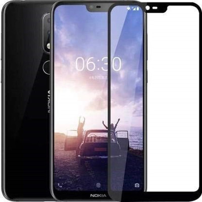 INFINITYWORLD Edge To Edge Tempered Glass for Nokia 6.1 Plus(Pack of 1)