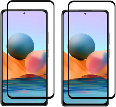 ISAAK Edge To Edge Tempered Glass for Mi Redmi Note 10 Pro(Pack of 2)