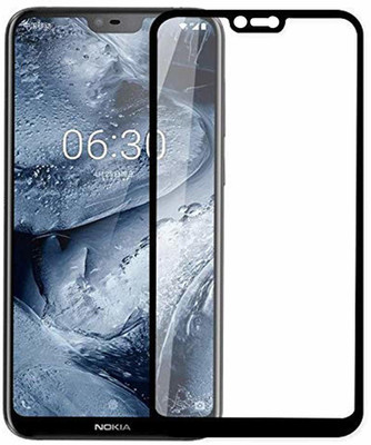 INFINITYWORLD Edge To Edge Tempered Glass for Nokia 6.1 Plus(Pack of 1)