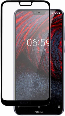 INFINITYWORLD Edge To Edge Tempered Glass for Nokia 6.1 Plus(Pack of 1)
