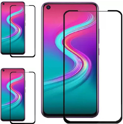 ISAAK Edge To Edge Tempered Glass for Infinix S5, Infinix S5 Lite(Pack of 3)