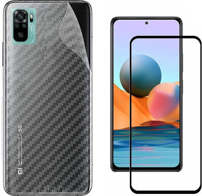 Bodoma Front and Back Screen Guard for Mi Redmi Note 10 Pro(Pack of 2)