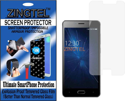 ZINGTEL Tempered Glass Guard for COMIO C1 PRO (Flexible, Unbreakable)(Pack of 1)