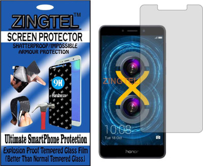 ZINGTEL Tempered Glass Guard for HUAWEI HONOR 6X (Flexible, Unbreakable)(Pack of 1)