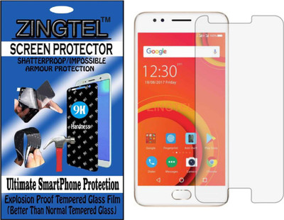 ZINGTEL Tempered Glass Guard for COMIO S1 (Flexible, Unbreakable)(Pack of 1)