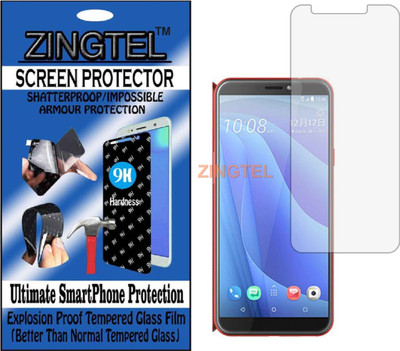 ZINGTEL Tempered Glass Guard for HTC DESIRE 12S (Flexible, Unbreakable)(Pack of 1)