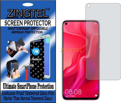 ZINGTEL Tempered Glass Guard for HUAWEI NOVA 4 (2018) (Flexible, Unbreakable)(Pack of 1)