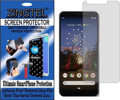 ZINGTEL Tempered Glass Guard for GOOGLE PIXEL 3A XL (Flexible, Unbreakable)(Pack of 1)