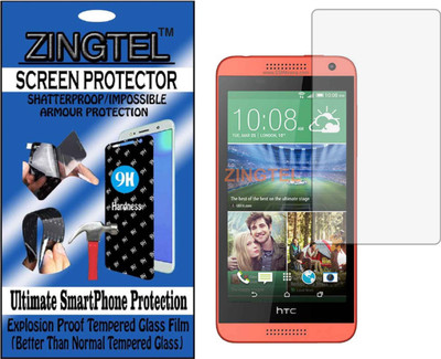 ZINGTEL Tempered Glass Guard for HTC DESIRE 610 (Flexible, Unbreakable)(Pack of 1)