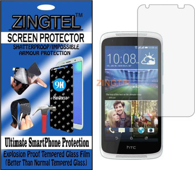 ZINGTEL Tempered Glass Guard for HTC DESIRE 526G PLUS DUAL SIM (Flexible, Unbreakable)(Pack of 1)