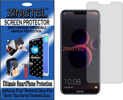 ZINGTEL Tempered Glass Guard for HUAWEI 8C (Flexible, Unbreakable)(Pack of 1)