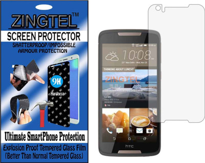 ZINGTEL Tempered Glass Guard for HTC DESIRE 828 DUAL SIM (Flexible, Unbreakable)(Pack of 1)