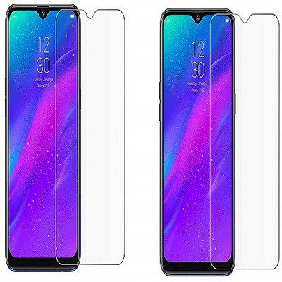 NIMMIKA ENTERPRISES Tempered Glass Guard for OPPO A1K(Pack of 2)