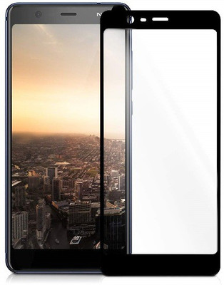 Mersal Edge To Edge Tempered Glass for Nokia 5.1 (2018), (Premium Edge To Edge Full Glue Branded Glass)(Pack of 1)