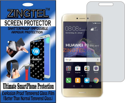 ZINGTEL Tempered Glass Guard for HUAWEI HONOR P8 LITE 2017 (Flexible, Unbreakable)(Pack of 1)