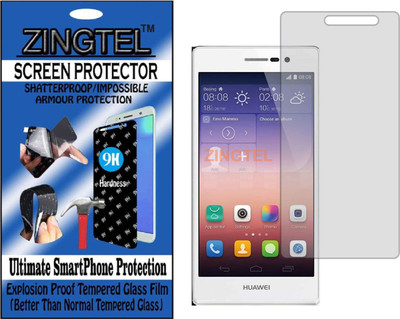 ZINGTEL Tempered Glass Guard for HUAWEI ASCEND P7 DUAL SIM (Flexible, Unbreakable)(Pack of 1)