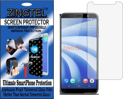ZINGTEL Tempered Glass Guard for HTC U12 LIFE (Flexible, Unbreakable)(Pack of 1)