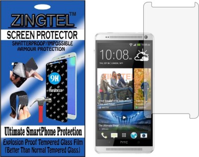 ZINGTEL Tempered Glass Guard for HTC ONE MAX 16GB (Flexible, Unbreakable)(Pack of 1)