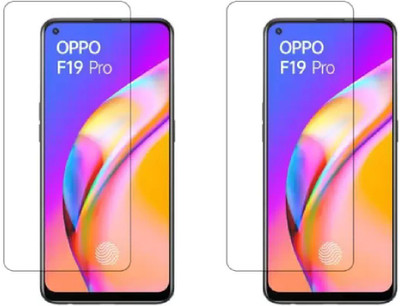 ISAAK Tempered Glass Guard for OPPO F19 Pro(Pack of 2)