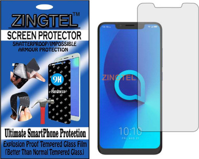 ZINGTEL Tempered Glass Guard for ALCATEL 5V (Flexible, Unbreakable)(Pack of 1)