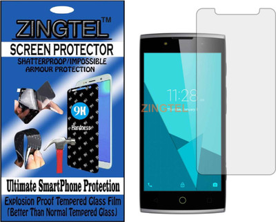 ZINGTEL Tempered Glass Guard for ALCATEL FLASH 2 (Flexible, Unbreakable)(Pack of 1)