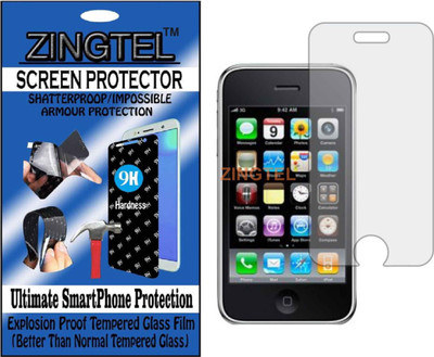 ZINGTEL Tempered Glass Guard for APPLE IPHONE 3GS (Flexible, Unbreakable)(Pack of 1)
