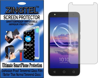 ZINGTEL Tempered Glass Guard for ALCATEL U5 HD (Flexible, Unbreakable)(Pack of 1)