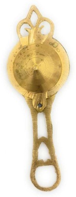 SHLINCO SHLINCO Set of 1 Designer Heavy Brass Kajrota Kajal Baby Gift - 15 cm (40gm) Decorative Showpiece - 15 cm (Brass, Gold), Pack of 1 Decorative Showpiece  -  15 cm(Brass, Brown)