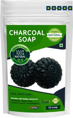 NATURAL AND HERBAL PRODUCTS Charcoal Shop (Charcoal Honey & Donkey Milk Soap) 2 Shop - 200 Gm(200 g)