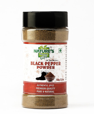Nature's Precious Gift Pepper Powder - 100g / 3.5 Oz Spice Jar [Authentic Spice | Premium Quality | Pure & Natural](100 g)
