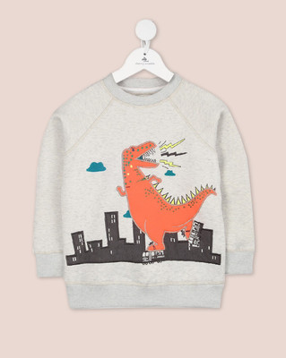 Cherry Crumble by Nitt Hyman Full Sleeve Color Block Baby Boys & Baby Girls Sweatshirt