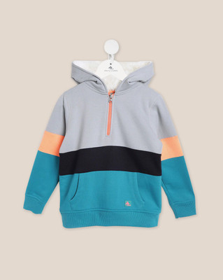 Cherry Crumble by Nitt Hyman Full Sleeve Color Block Baby Boys & Baby Girls Sweatshirt