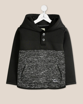 Cherry Crumble by Nitt Hyman Full Sleeve Color Block Baby Boys & Baby Girls Sweatshirt