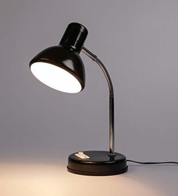 Roshni & Light Black Shade Study Lamp with Metal Base Study Lamp(43 cm, Black)