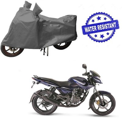 HYBRIDS COLLECTION Waterproof Two Wheeler Cover for Bajaj(Pulsar 135 LS DTS-i, Grey)