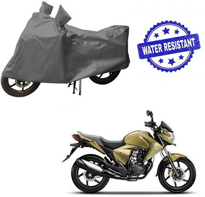 HYBRIDS COLLECTION Waterproof Two Wheeler Cover for Honda(Unicorn Dazzler, Grey)