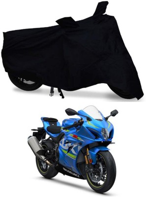 Amozkart Two Wheeler Cover for Suzuki(GSX R1000, Black)