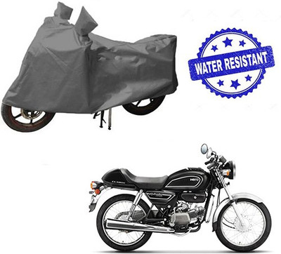 THE REAL ARV Waterproof Two Wheeler Cover for Hero(Splendor Pro Classic, Grey)