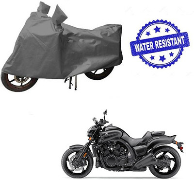 HYBRIDS COLLECTION Waterproof Two Wheeler Cover for Yamaha(VMAX, Grey)