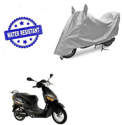 saanvi Two Wheeler Cover for Hero(Electric Zippy, Silver)