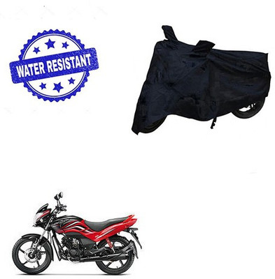 Feel heaven Two Wheeler Cover for Honda(Passion Xpro, Black)