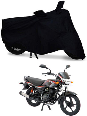 Mdstar Two Wheeler Cover for Bajaj(Platina 125, Black)