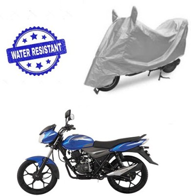 Pecko Two Wheeler Cover for Bajaj(Discover, Silver)