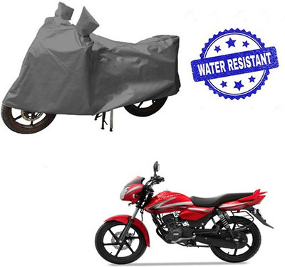 HYBRIDS COLLECTION Waterproof Two Wheeler Cover for TVS(Phoenix, Grey)