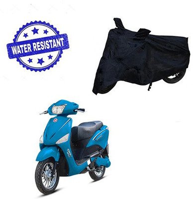 Feel heaven Two Wheeler Cover for Hero(Electric Optima, Black)